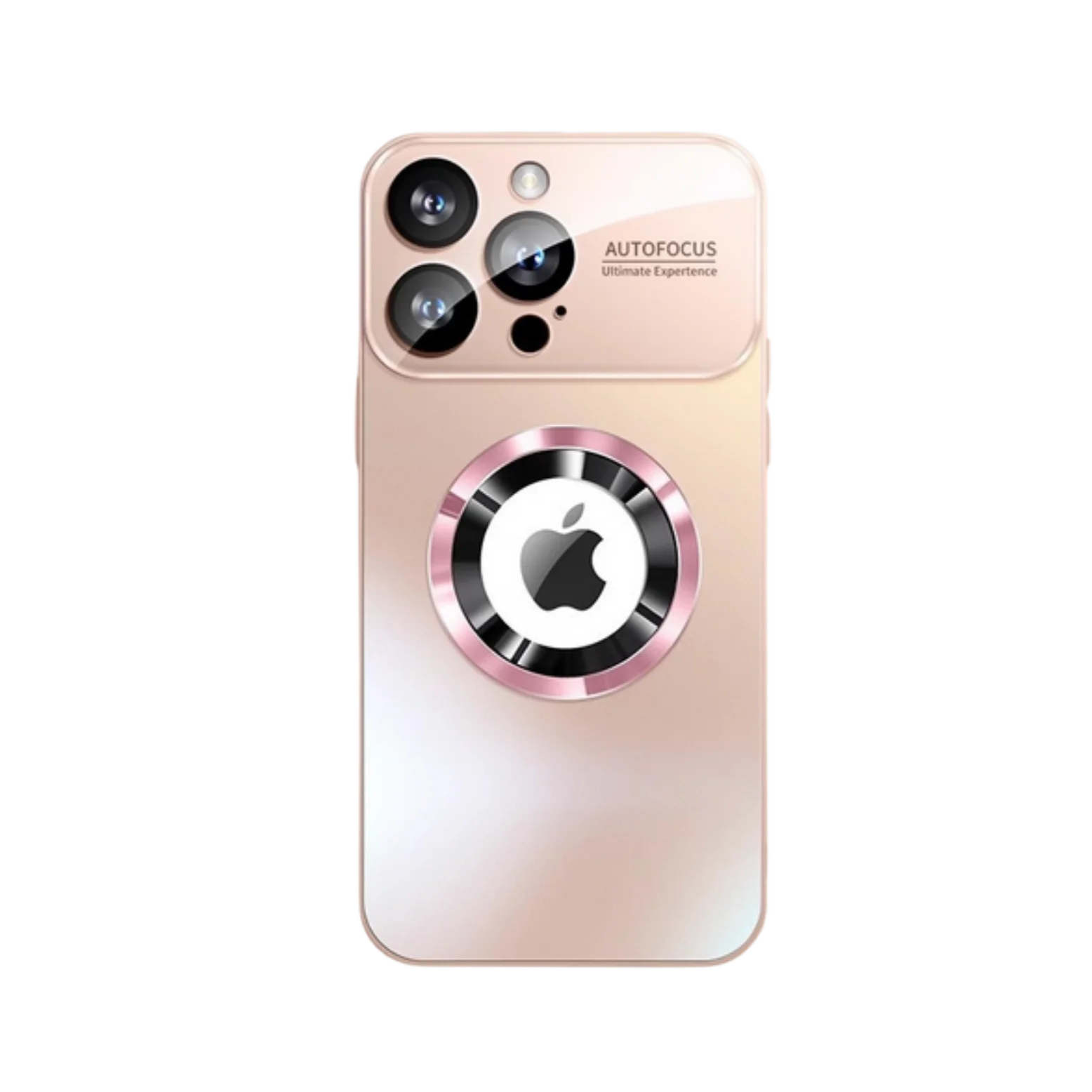 Coque de téléphone avec protection de l’objectif de l’appareil photo, compatible avec la recharge sans fil