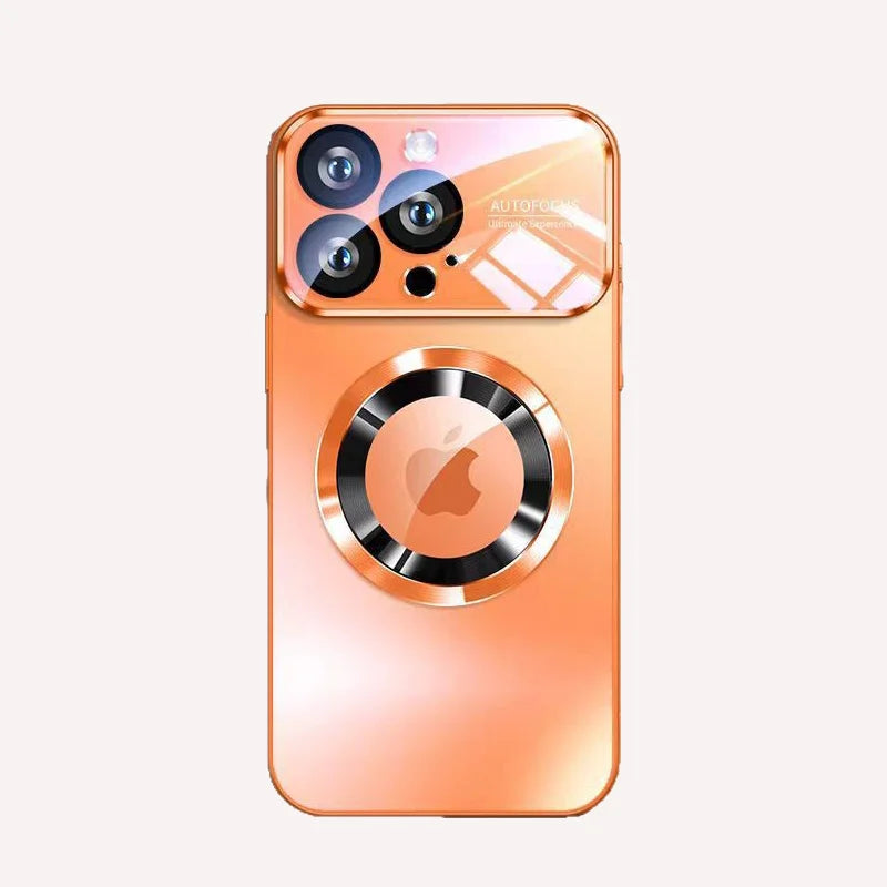 Coque de téléphone avec protection de l’objectif de l’appareil photo, compatible avec la recharge sans fil